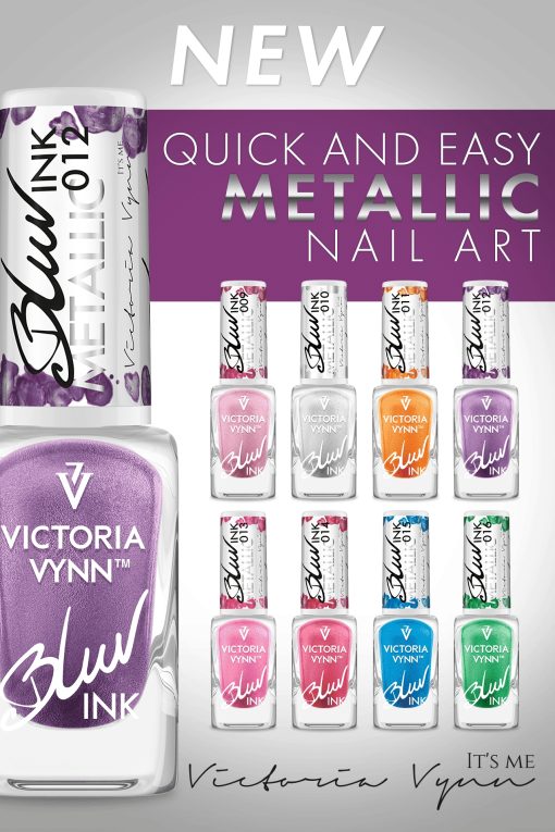 Blur Ink Metalic - Nail Art