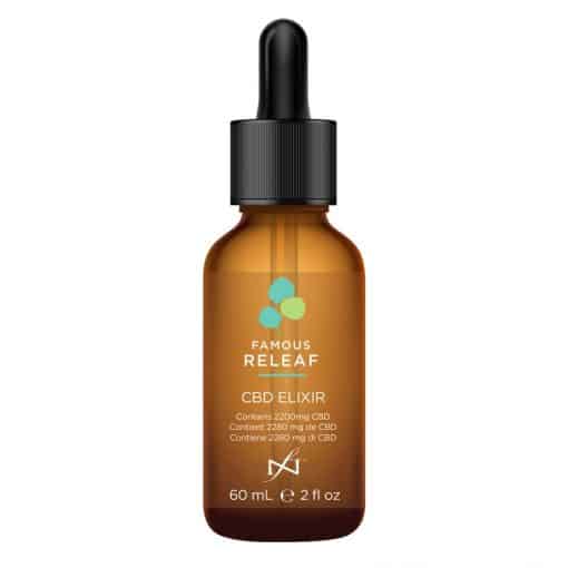 famous releaf cbd elixir 60 ml