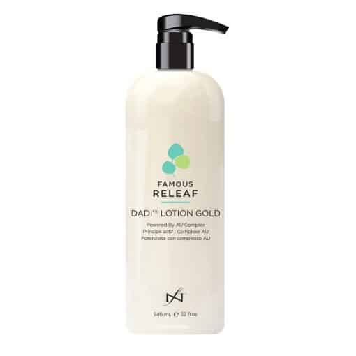 famous releaf dadi' lotion gold 946 ml