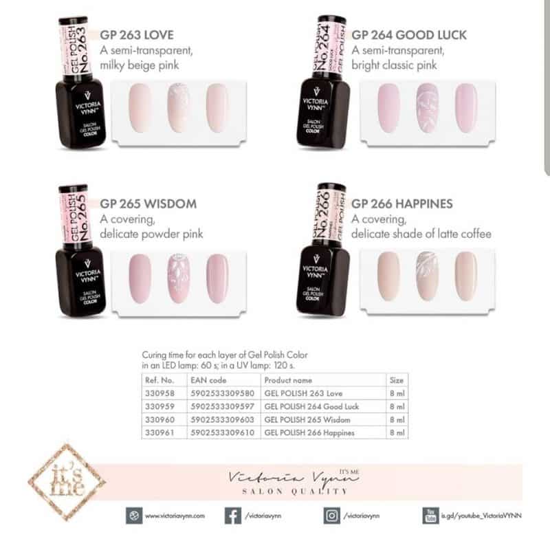 Gel Polish - 263 - 264 - 265 - 266 van Victoria Vynn