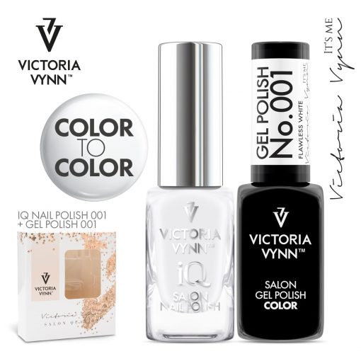 IQ Nail Polish 001 + Gel Polish 001 - 2PACK van Victoria Vynn