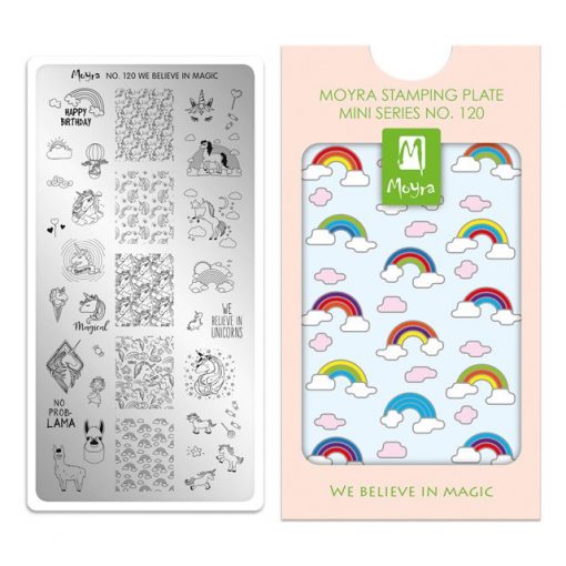 Moyra Mini Stamping Plate 120 - We Believe In Magic