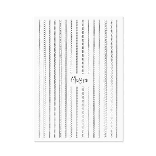 Moyra Nail Art Strips Chain - Silver