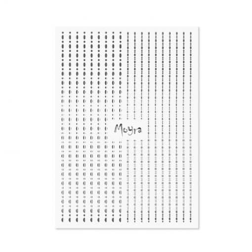 Moyra Nail Art Strips Dots - Silver