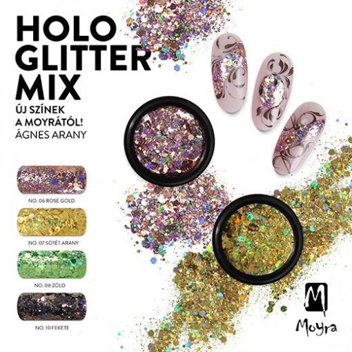 Moyra Rainbow Holo Glitter Mix