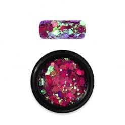 moyra rainbow holo glitter mix chameleon mauve