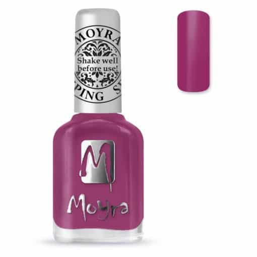 moyra stamping nail polish sp39 peony red