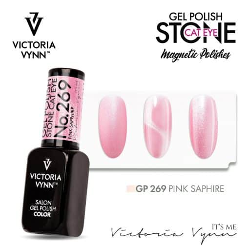 Salon Gellak - 269 Stone Cat Eye Pink Saphire - Victoria Vynn