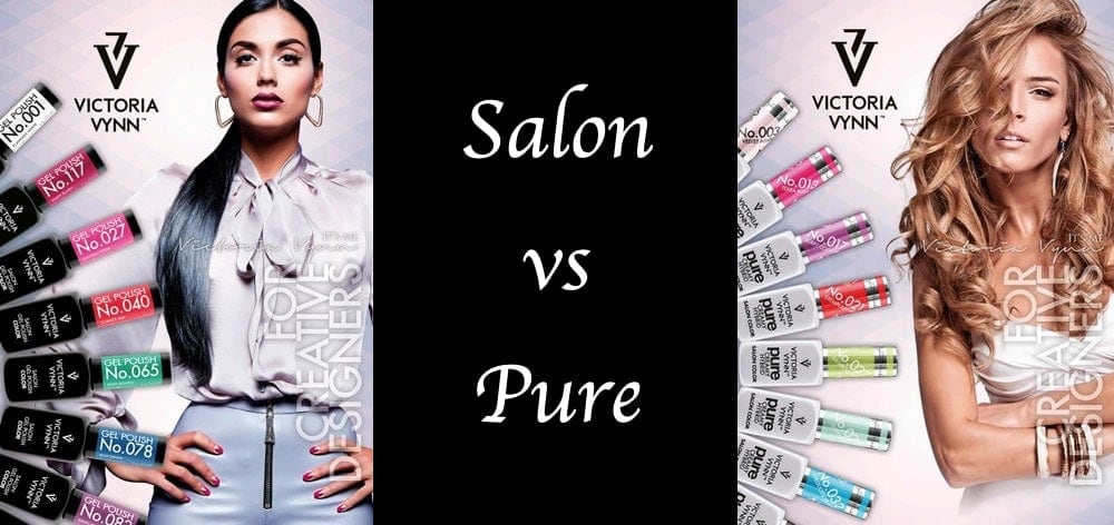 Salon Gelpolish vs Pure Creamy Hybrid Gelpolish