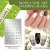 Stamping Plate 97 Green Leaves 2 Moyra