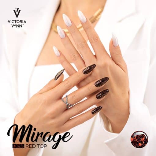 victoria vynn salon gellak top no wipe red mirage