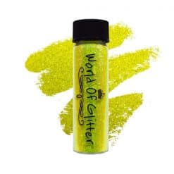 World Of Glitter Kingston Yellow Nail Glitter