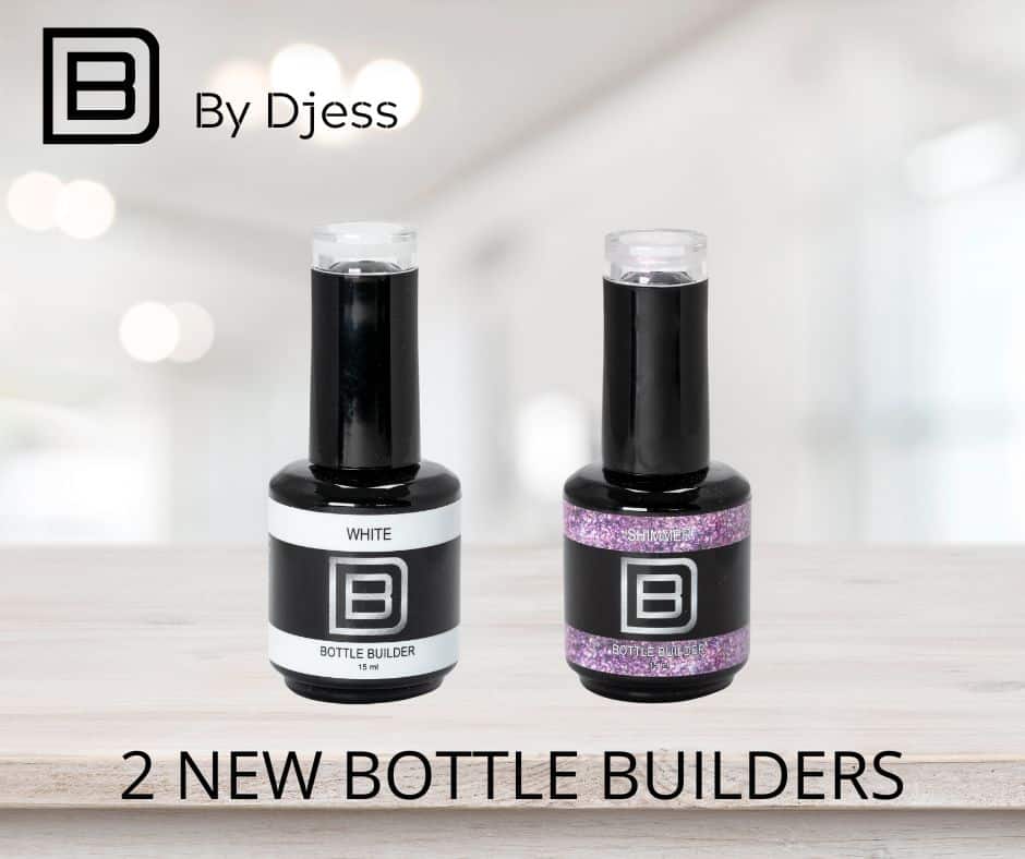 by djess bottle builder white & shimmer