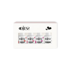 by djess gellak summer blush 274 t/m 276 15 ml + glossy top 15 ml + gratis kleurwiel summer blush