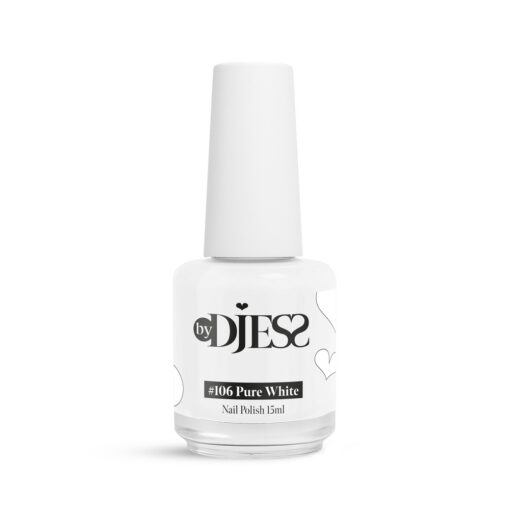 By Djess Nagellak #106 Pure White - 15 ml