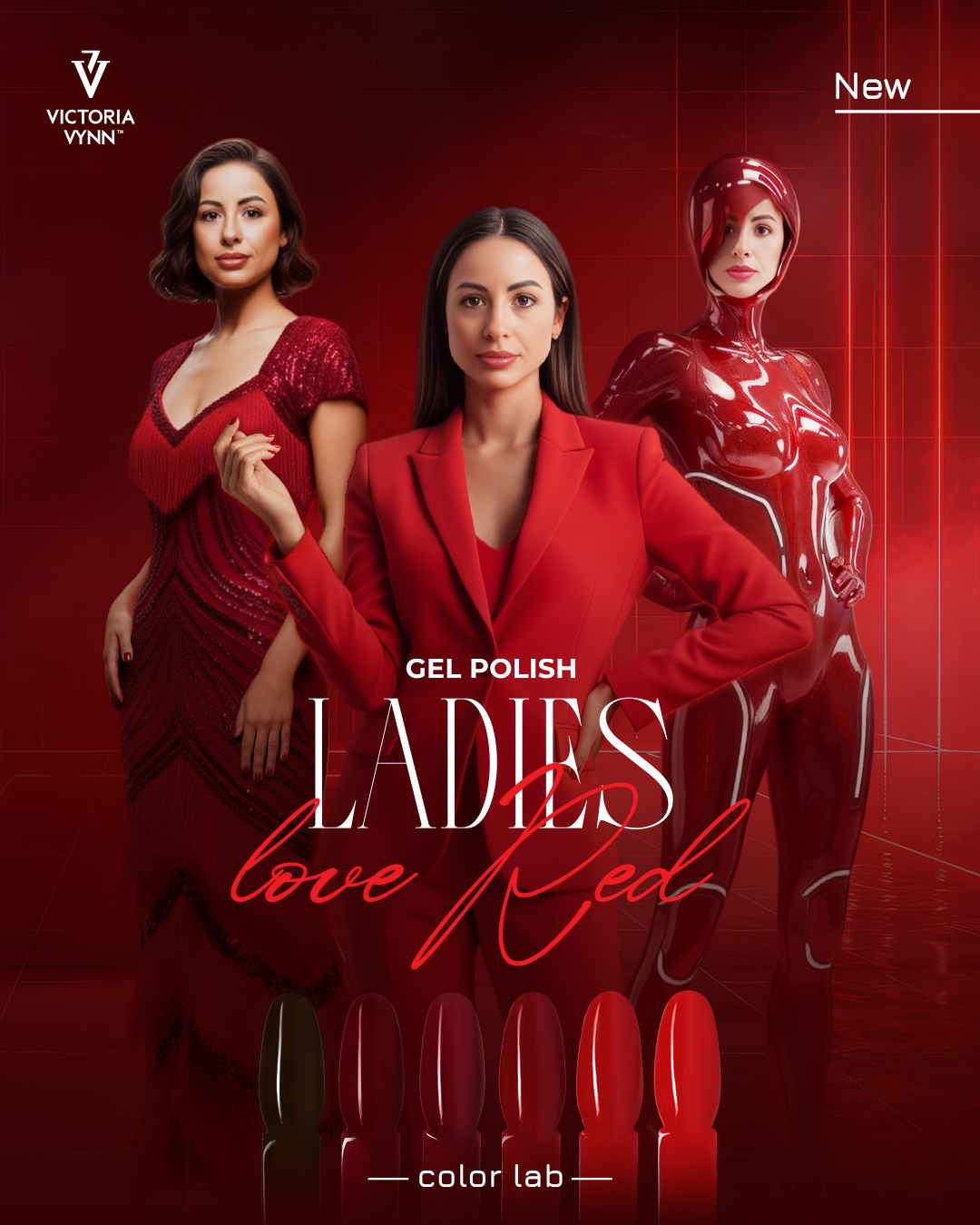 gel polish ladies love red collectie victoria vynn