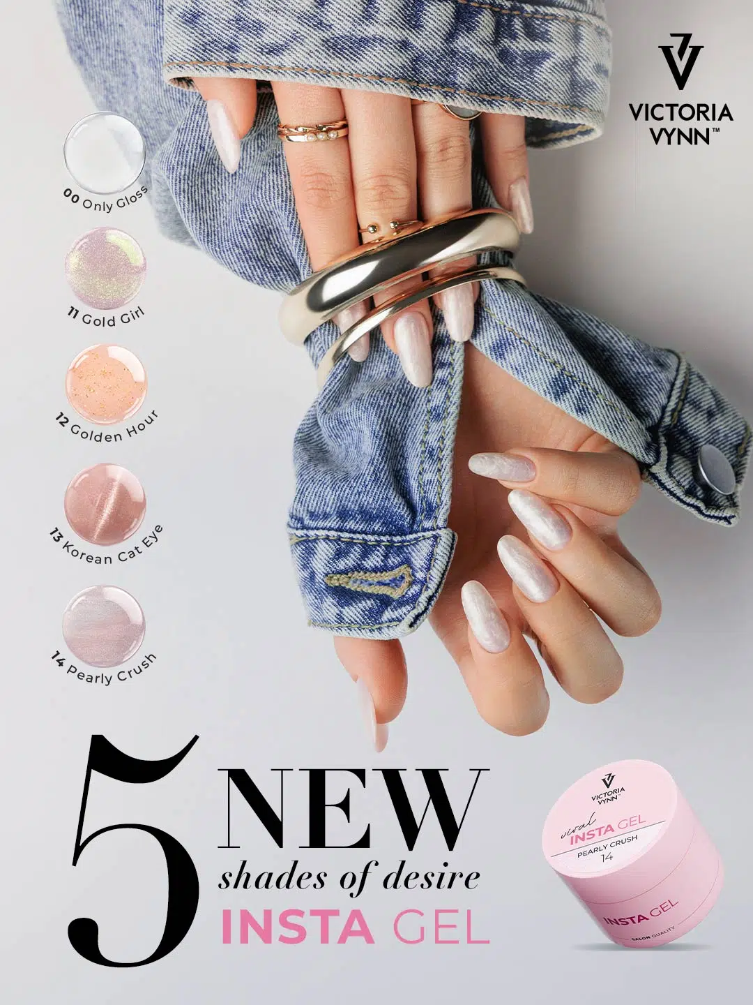 victoria vynn insta gel 11 gold girl 40 ml | limited edition