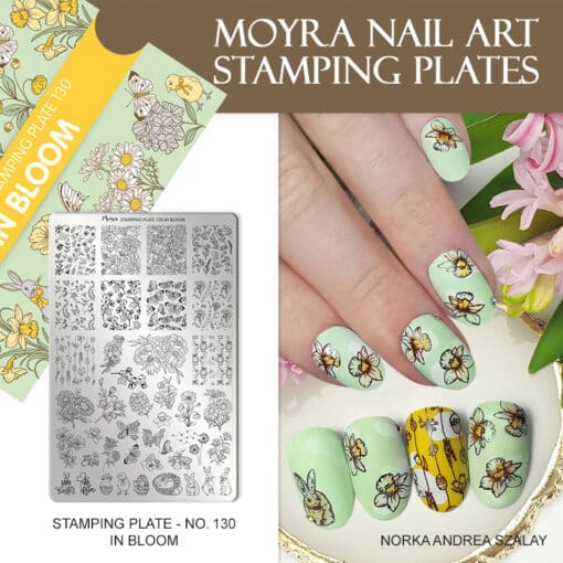 moyra stamping plate 130 in bloom