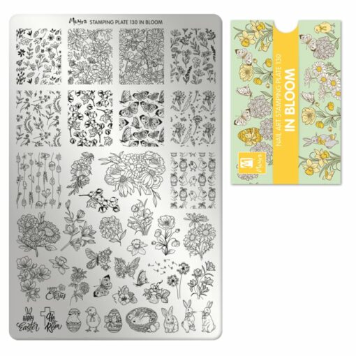 moyra stamping plate 130 in bloom