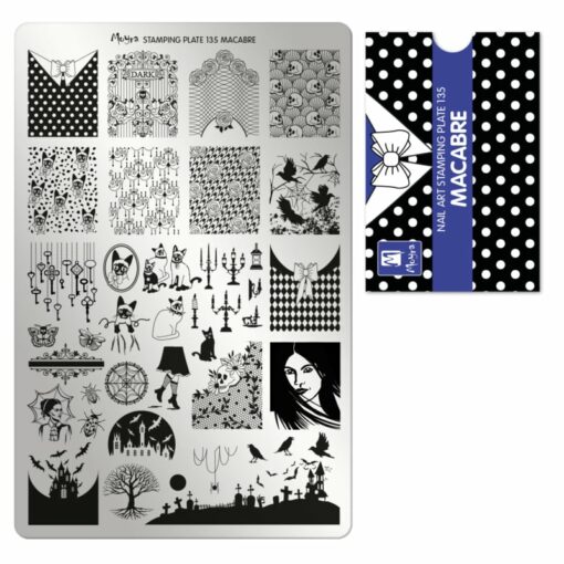 Moyra Stamping Plate 135 - Macabre