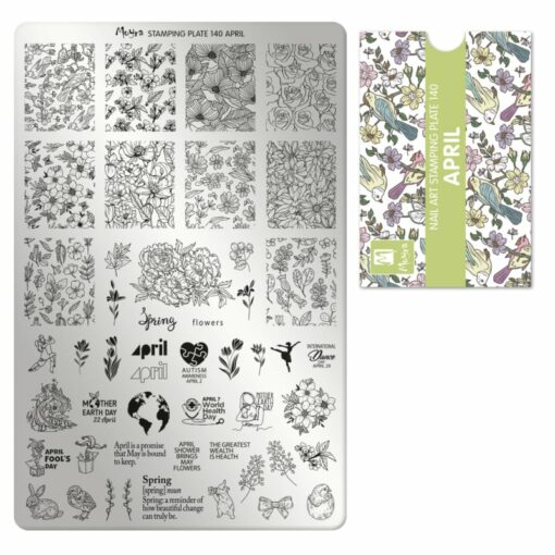 Moyra Stamping Plate 140 - April