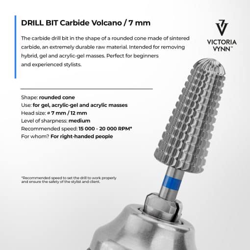 victoria vynn drill bit carbide volcano 7 mm