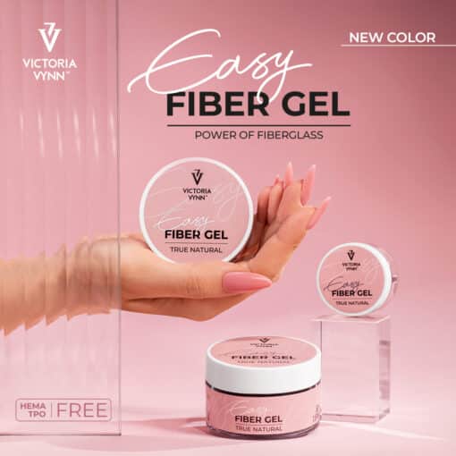 victoria vynn easy fiber gel true natural 15 ml