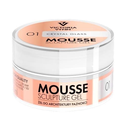 victoria vynn mousse sculpture gel 01 crystal glass