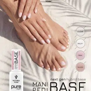 victoria vynn pure vegan mani & pedi base | clear