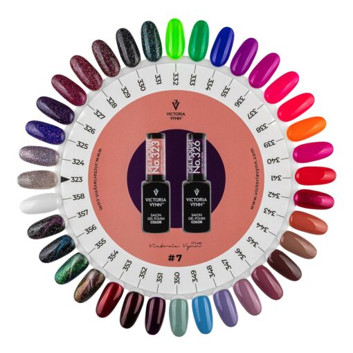 victoria vynn salon gellak kleurenwiel 001 t/m 358