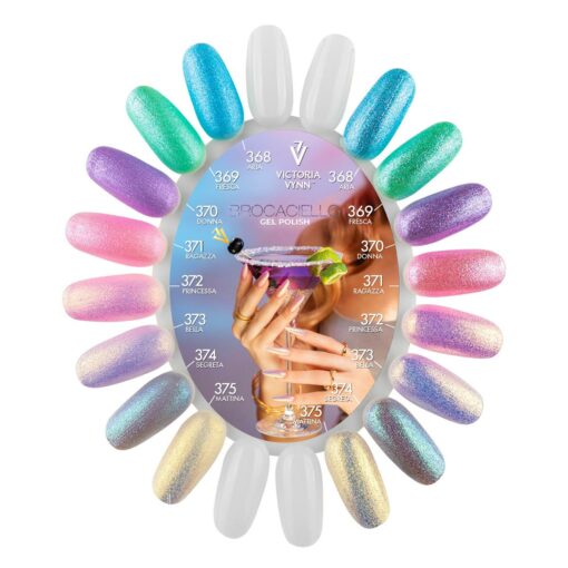 Victoria Vynn Salon Gellak Kleurenwiel - 368 t/m 375