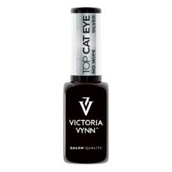 victoria vynn salon gellak top no wipe | silver cat eye